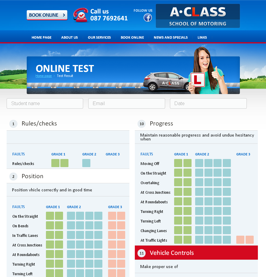 Driving School Website Design in London