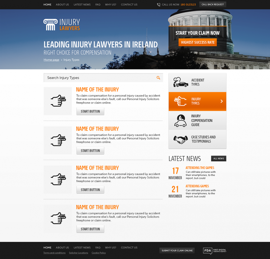 Website Design services for Solicitors in UK