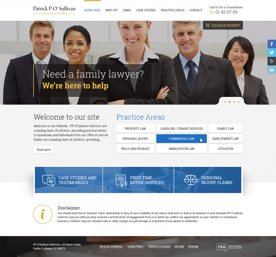 Solicitor Website Design in London