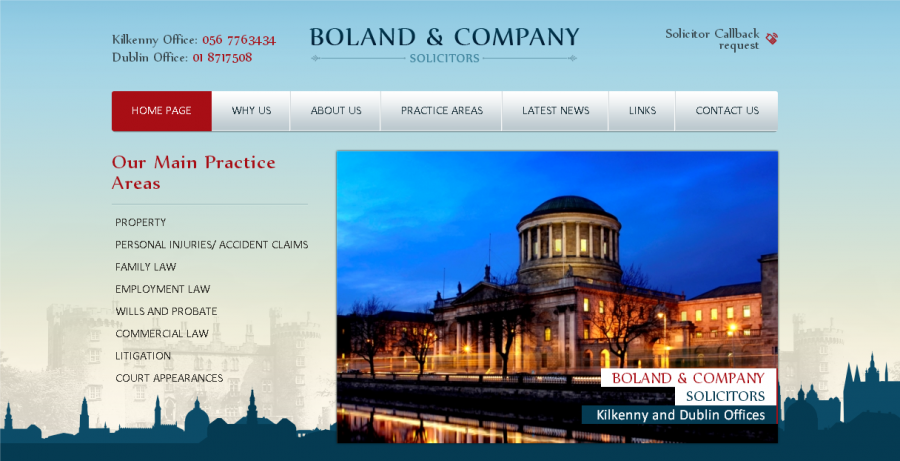 Branding and Website design for Solicitors firm in London