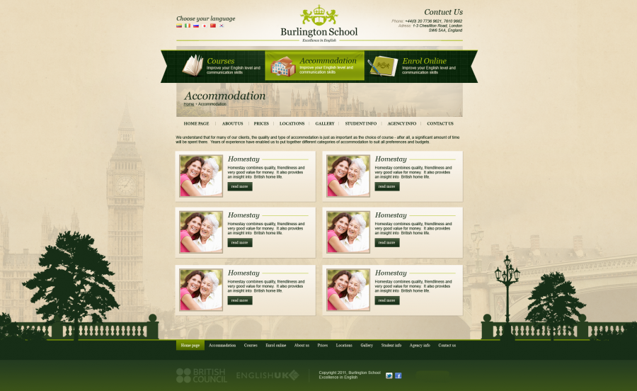 School Website Design in London