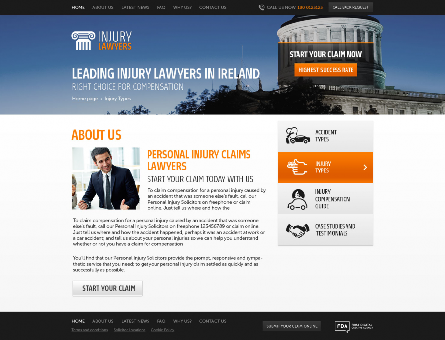 Website Design services for Solicitors in UK