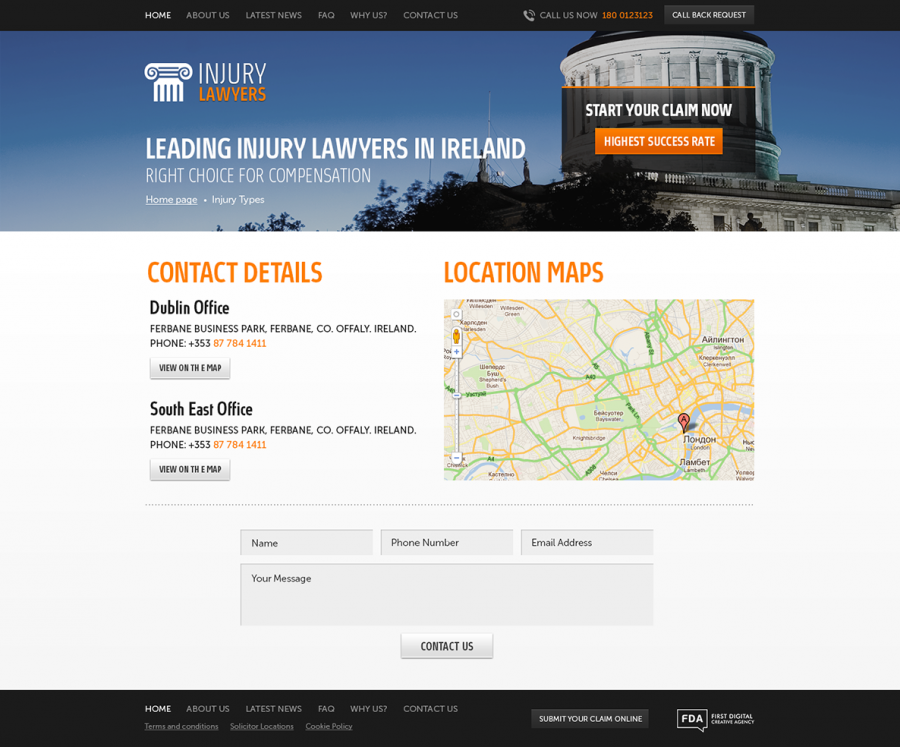 Website Design services for Solicitors in UK