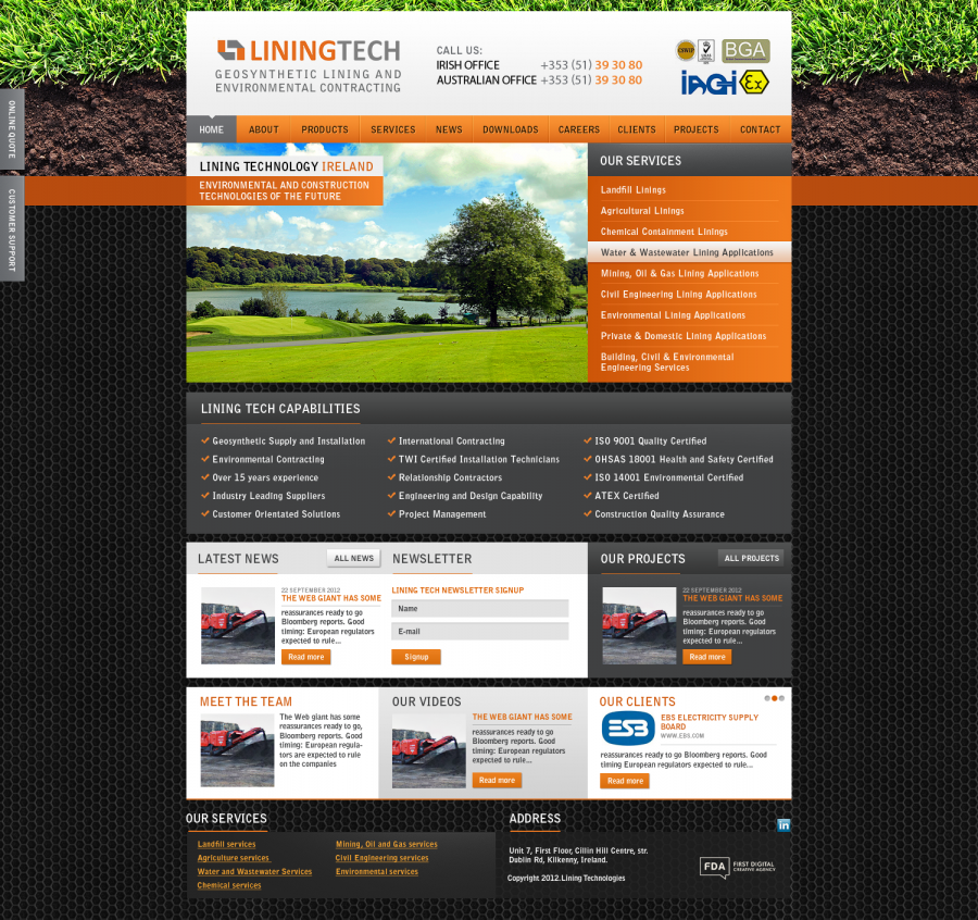 Construction Web Design London