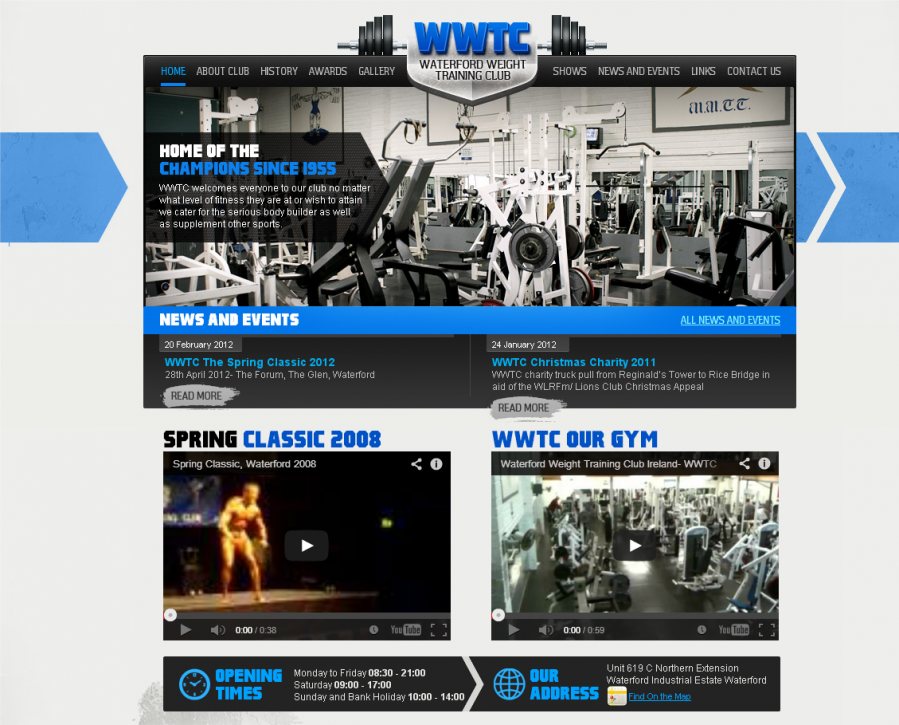 Gym Website Design in London