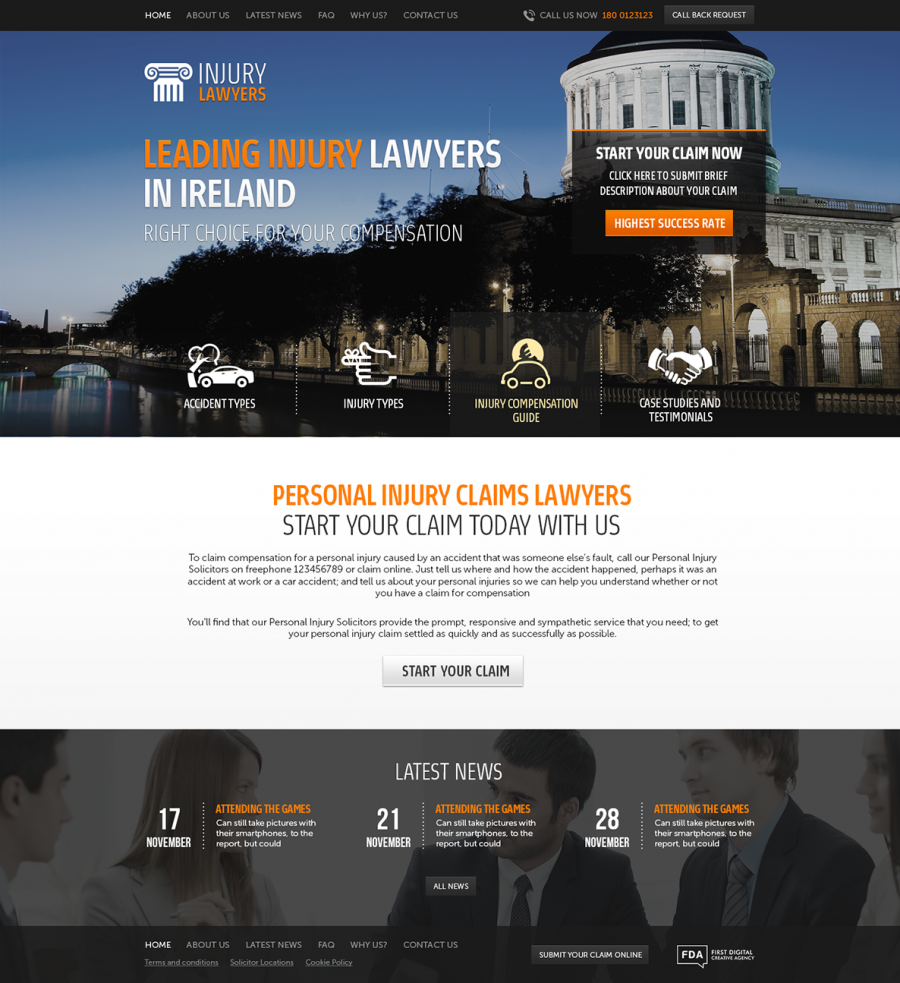 Website Design services for Solicitors in UK